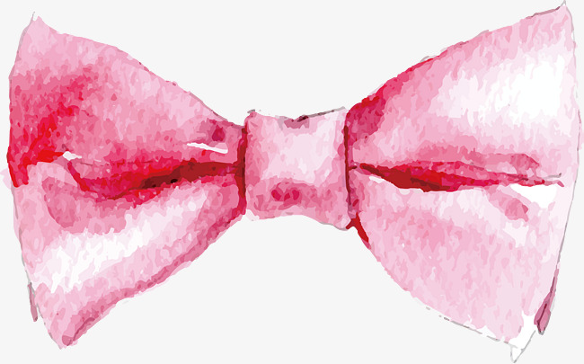650x405 Pink Bowknot, Bow Tie, Pink, Watercolor Png And Vector For Free