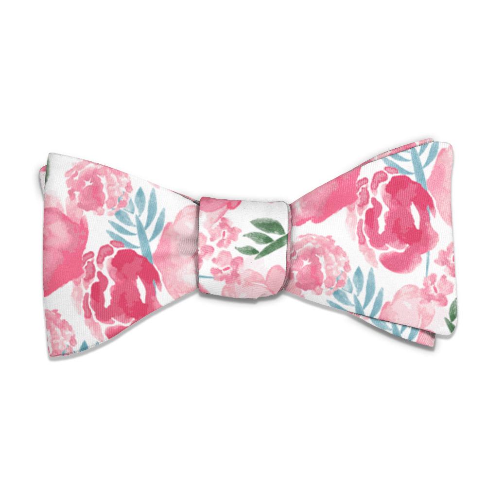 1000x1000 Watercolor Floral Bow Tie