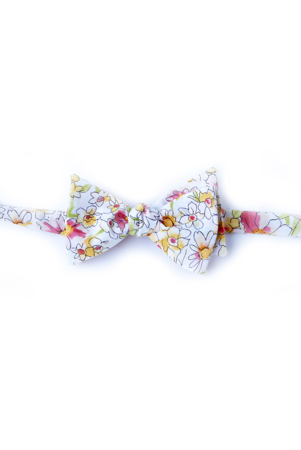 1000x1494 Watercolor Floral Bow Tie Anna Runa