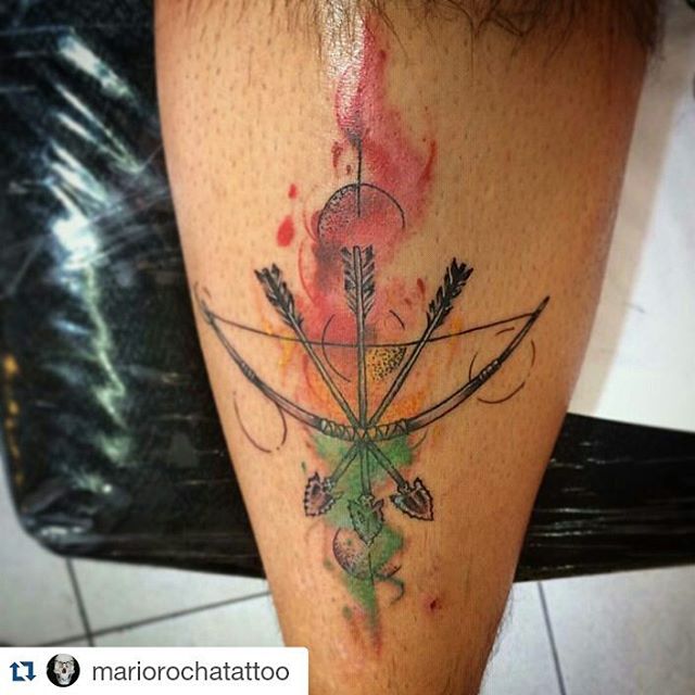 640x640 Watercolor Bow And Arrow Tattoo Venice Tattoo Art Designs