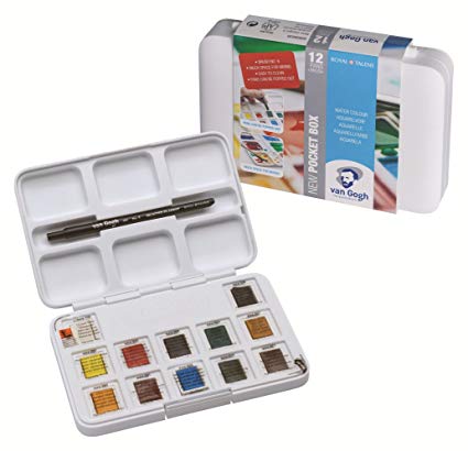 425x410 Vangogh 12 Pan Watercolor Pocket Box (Multicolour) Amazon.in