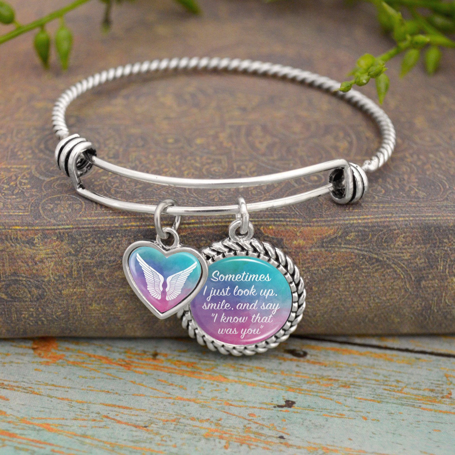 1800x1800 I Know That Was You Watercolor Charm Bracelet