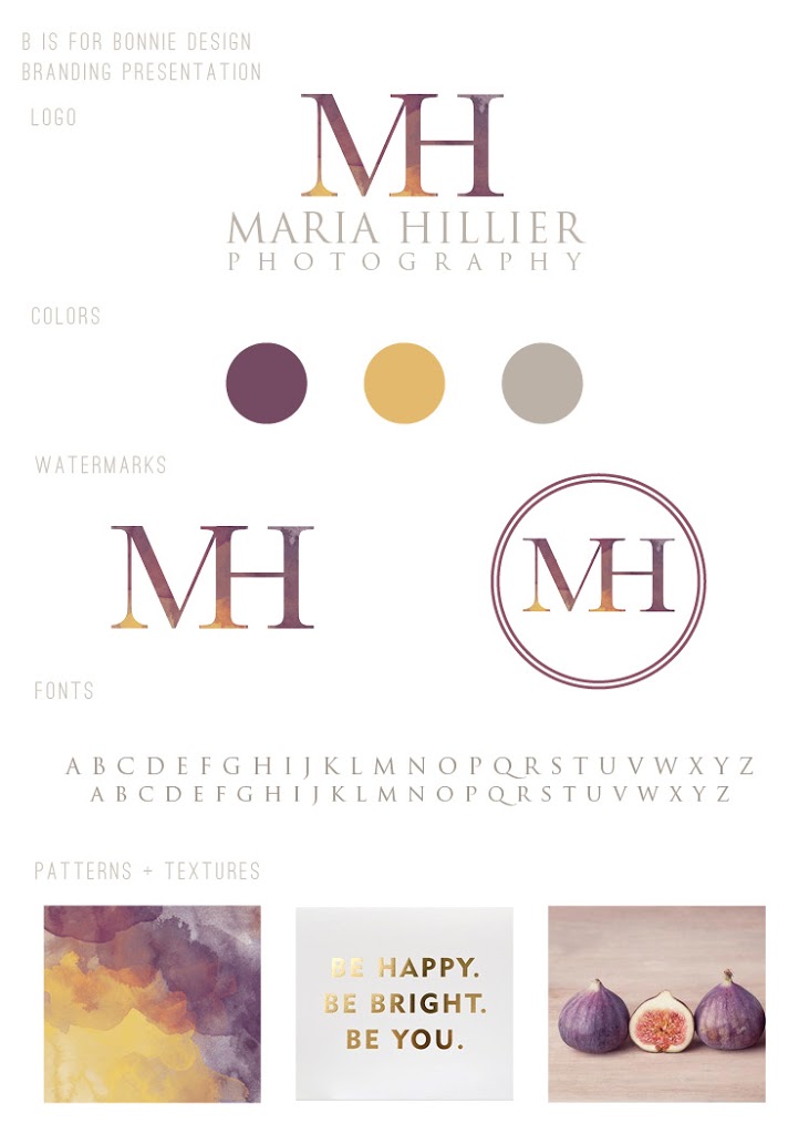 731x1024 Modern Watercolor Branding + Maria Hillier Photography B Is For
