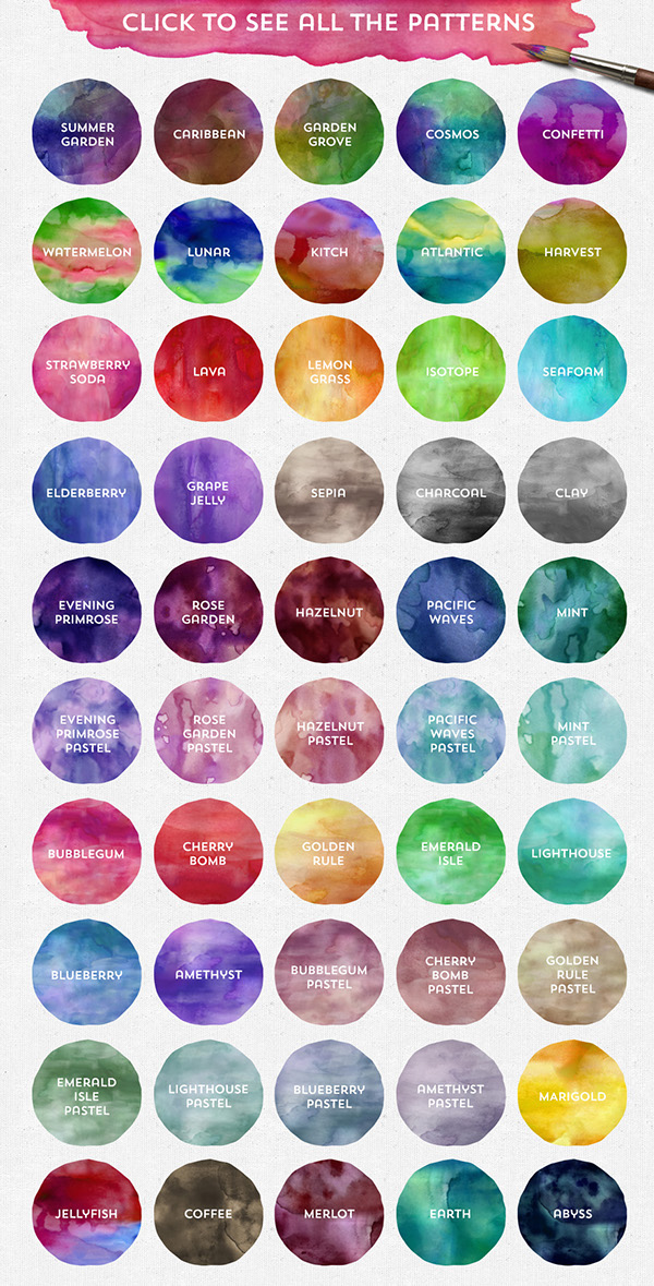 600x1179 The Watercolor Branding Kit On Behance