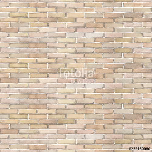 500x500 Watercolor Seamless Pattern Of White Brick Wall Stock Photo And