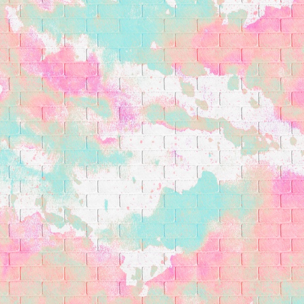 615x615 White Brick Wall Watercolor 1 Free Stock Photo