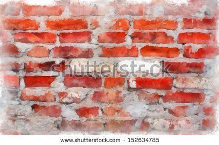 450x298 Watercolor Brick Wall For Tattoo On Shoulder Maybe