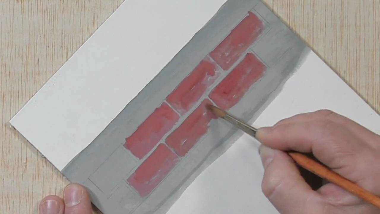 1280x720 How To Paint Realistic Bricks