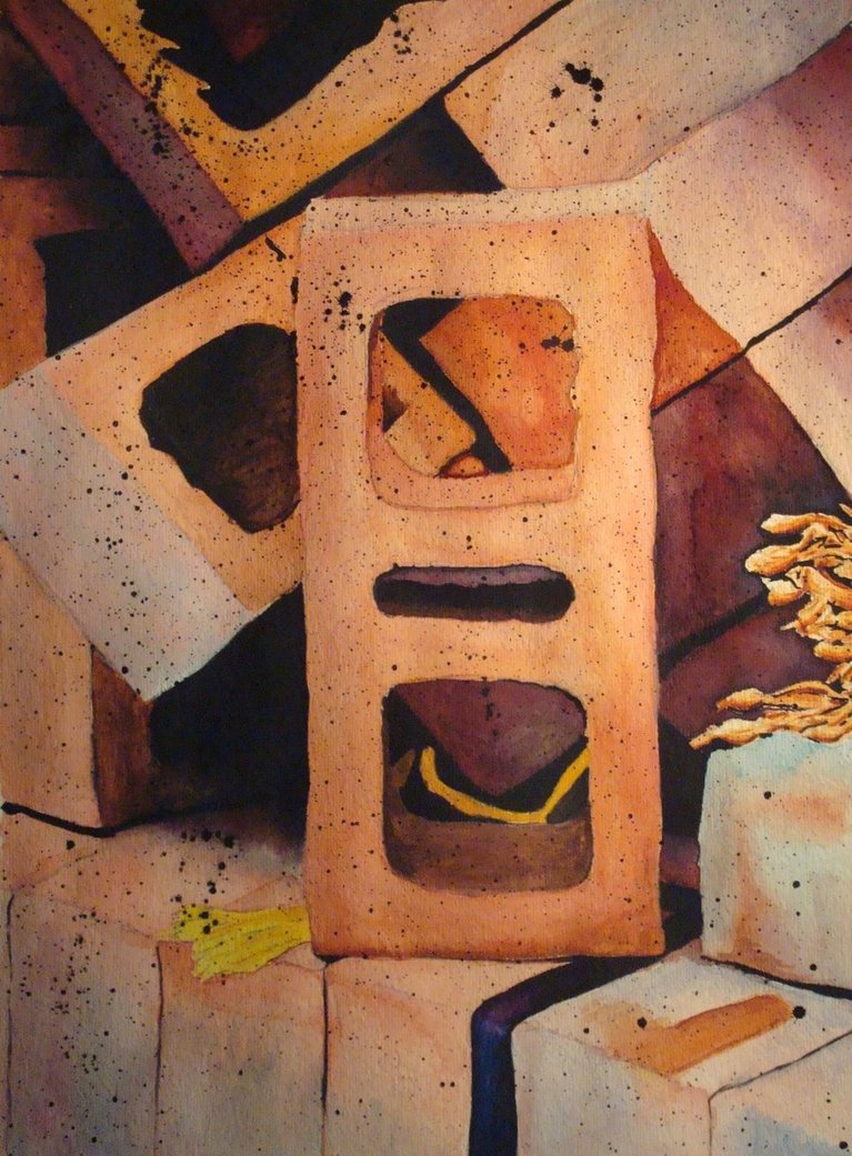 767x1041 Watercolor Bricks 2 By Brickchick12