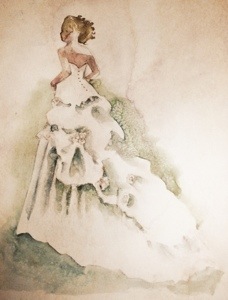 228x300 Watercolor Wedding