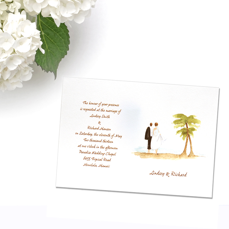 800x800 Beach Wedding Invitations