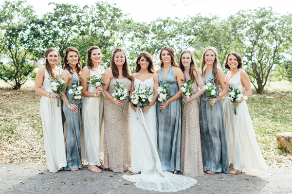 600x399 Watercolor Bridesmaid Dresses Wedding Gallery