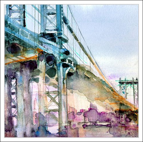 500x496 Dorrie Rifkin Passionate Cityscapes In Watercolor