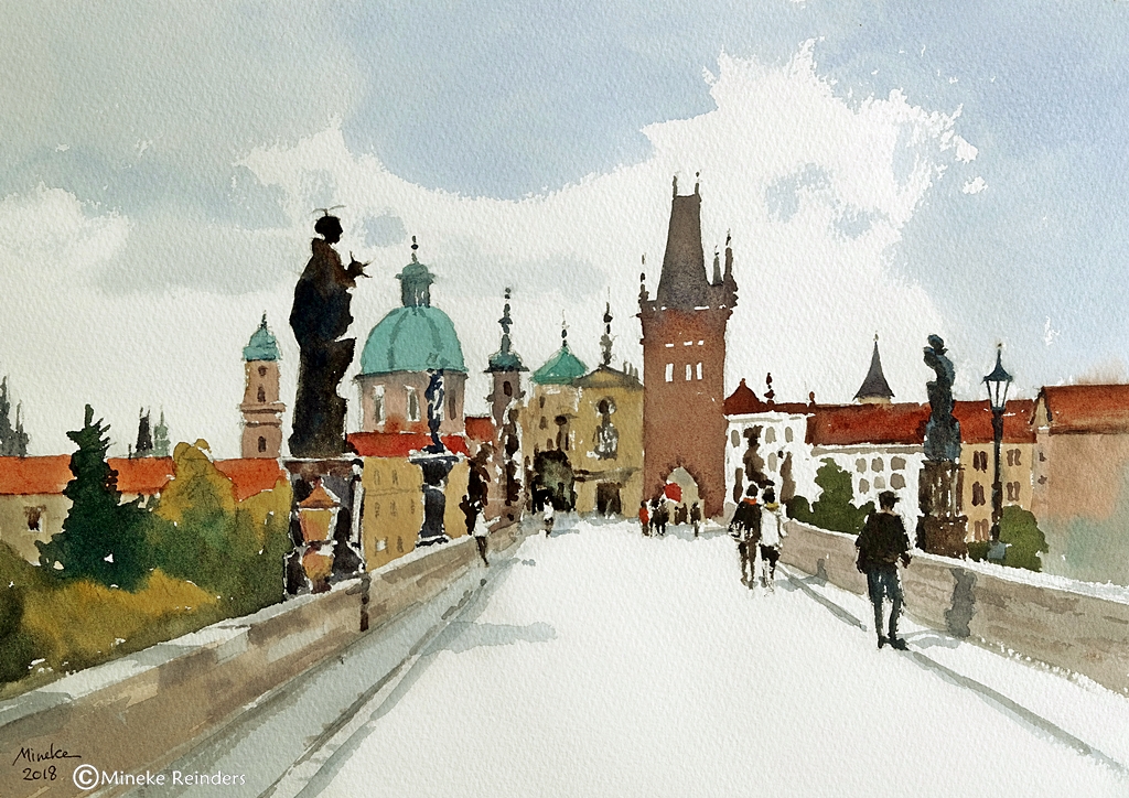 1024x724 Early Morning On The Charles Bridge Mineke Reinders Fine Art