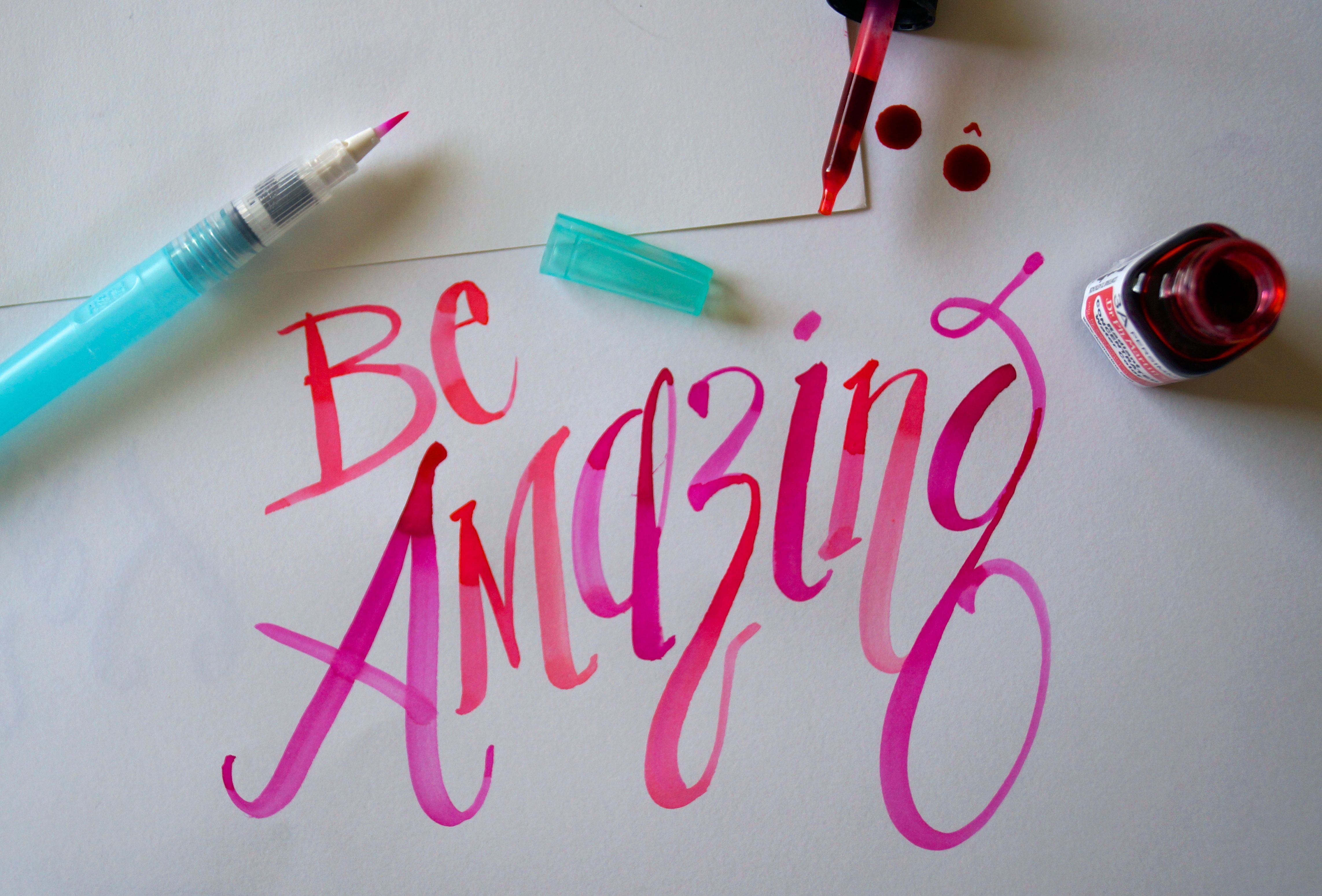 4570x3100 Calligraphy Brush Lettering Workshop 6pm 830pm Make Paducah