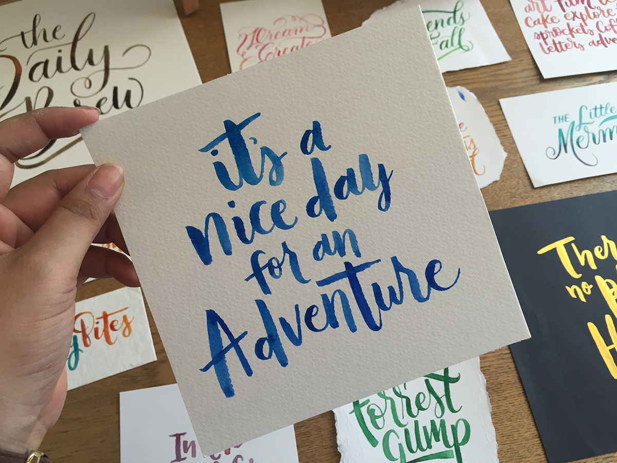 1200x900 Watercolor Brush Lettering Workshop With Anina Rubio