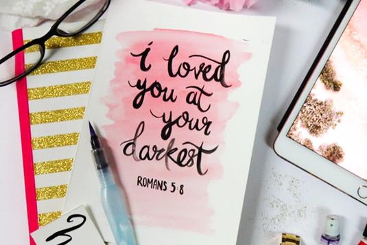 535x357 Basic Watercolour Brush Calligraphy