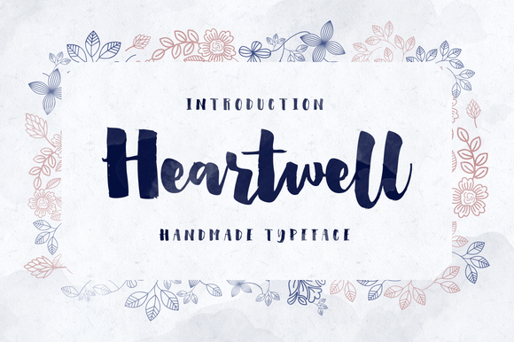 580x386 Heartwell Brush Font Free Quotes