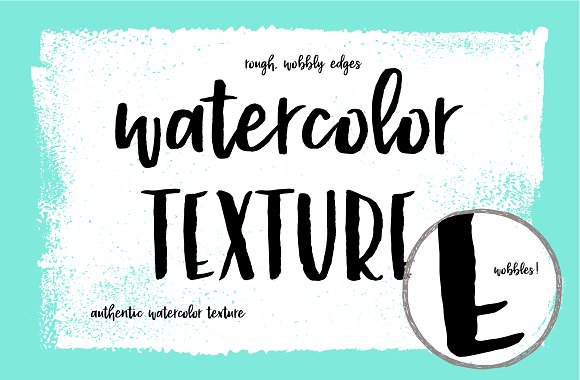 580x380 Malibu Punch, A Textured Brush Font
