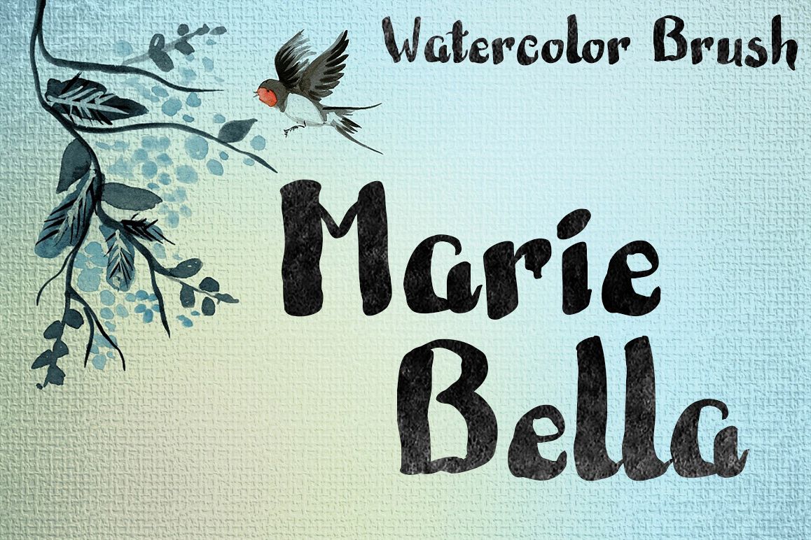 1158x772 Marie Bella Brush Font By Darwinoo Font Bundles
