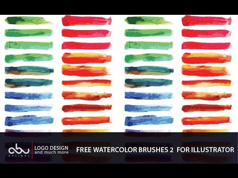 480x360 Free Watercolor Brushes For Illustrator Part 2