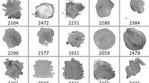 500x280 Free Watercolor Brush Sets