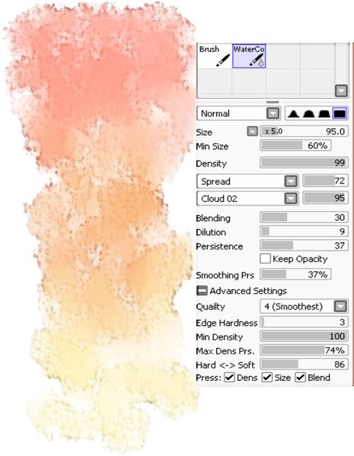 500x644 12) Ulubione Tumblr Sai Brush In 2018 Watercolor