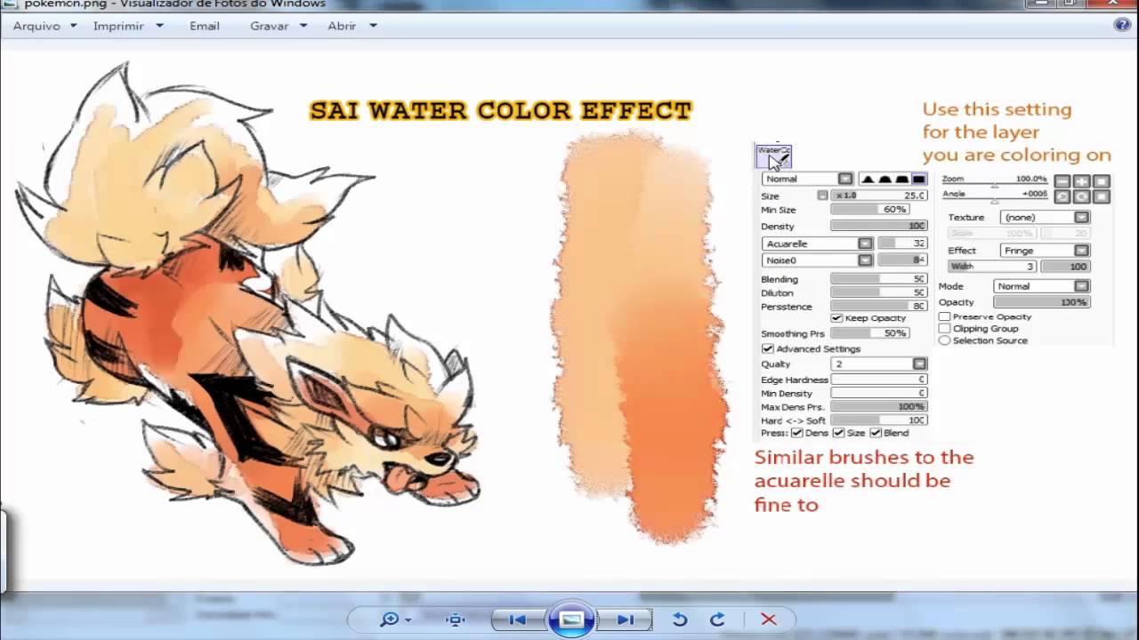1280x720 Antonio Ilustra Criando Brushs Paint Tool Sai