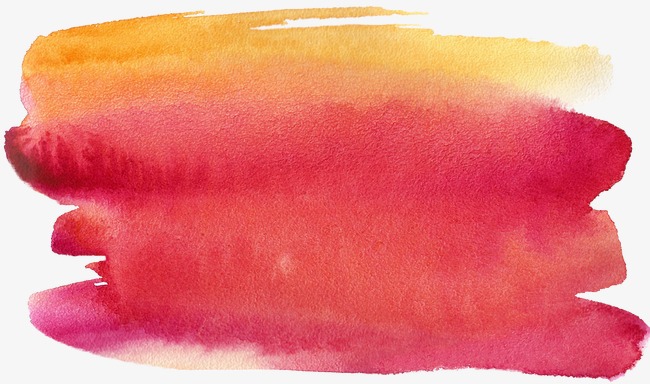 650x384 Red Watercolor Brush Effect, Watercolor Clipart, Brush Clipart