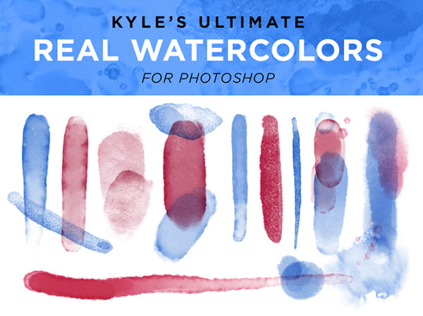 600x448 Real Watercolor Brushes For Photoshop! On Behance