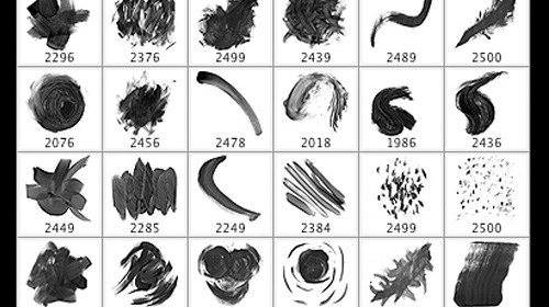 500x280 Free Watercolor Brush Sets