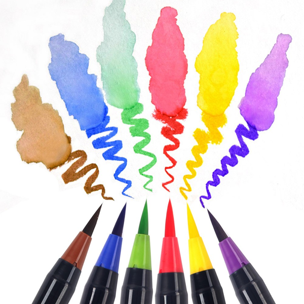 600x600 Watercolor Brush Pen Set Efamilymart