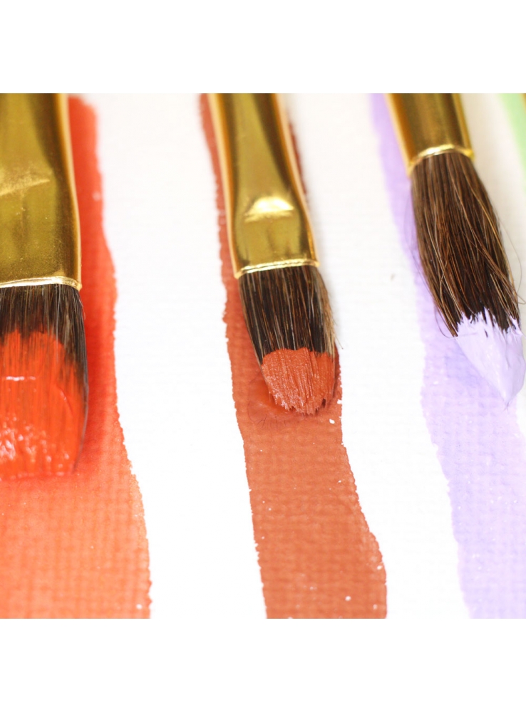 738x1000 M.m. Acrylic Brush Set In Box 7pce Montmarte International Pty Ltd