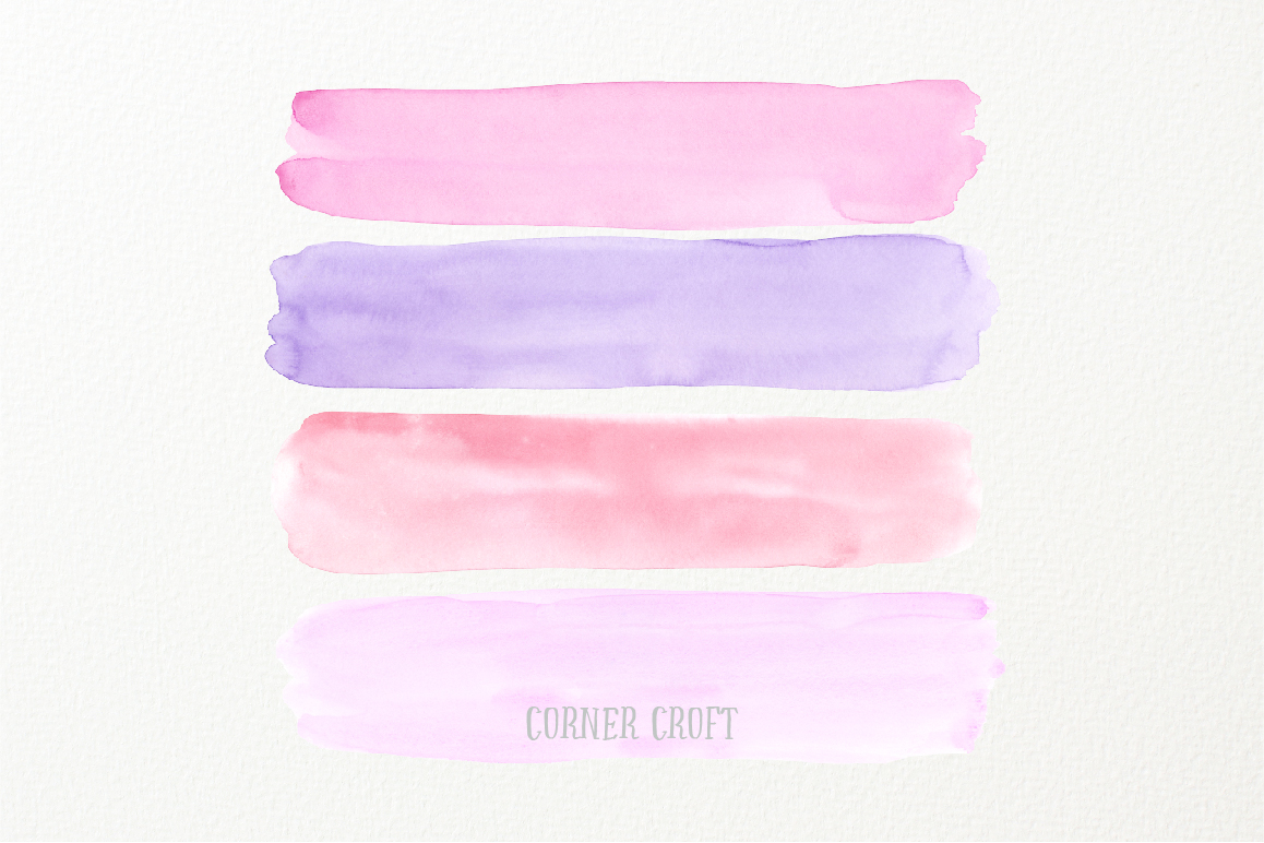 1158x772 Watercolor Brush Strokes Purple Haze By Cornercroft