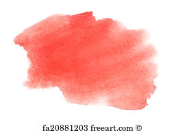 270x194 Free Art Print Of Red Watercolor Brush Strokes. Red Watercolor