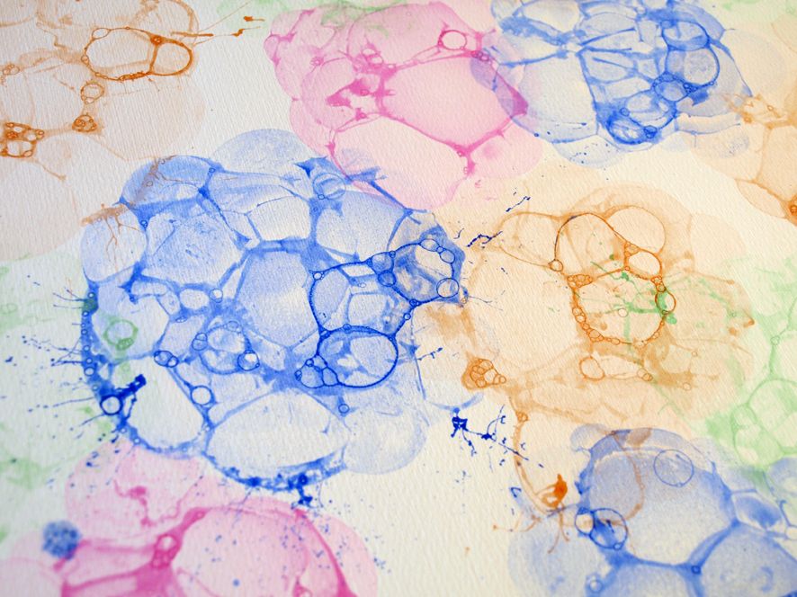 886x664 Paint With Bubbles 3 Ways Fashion Illustration By Jello