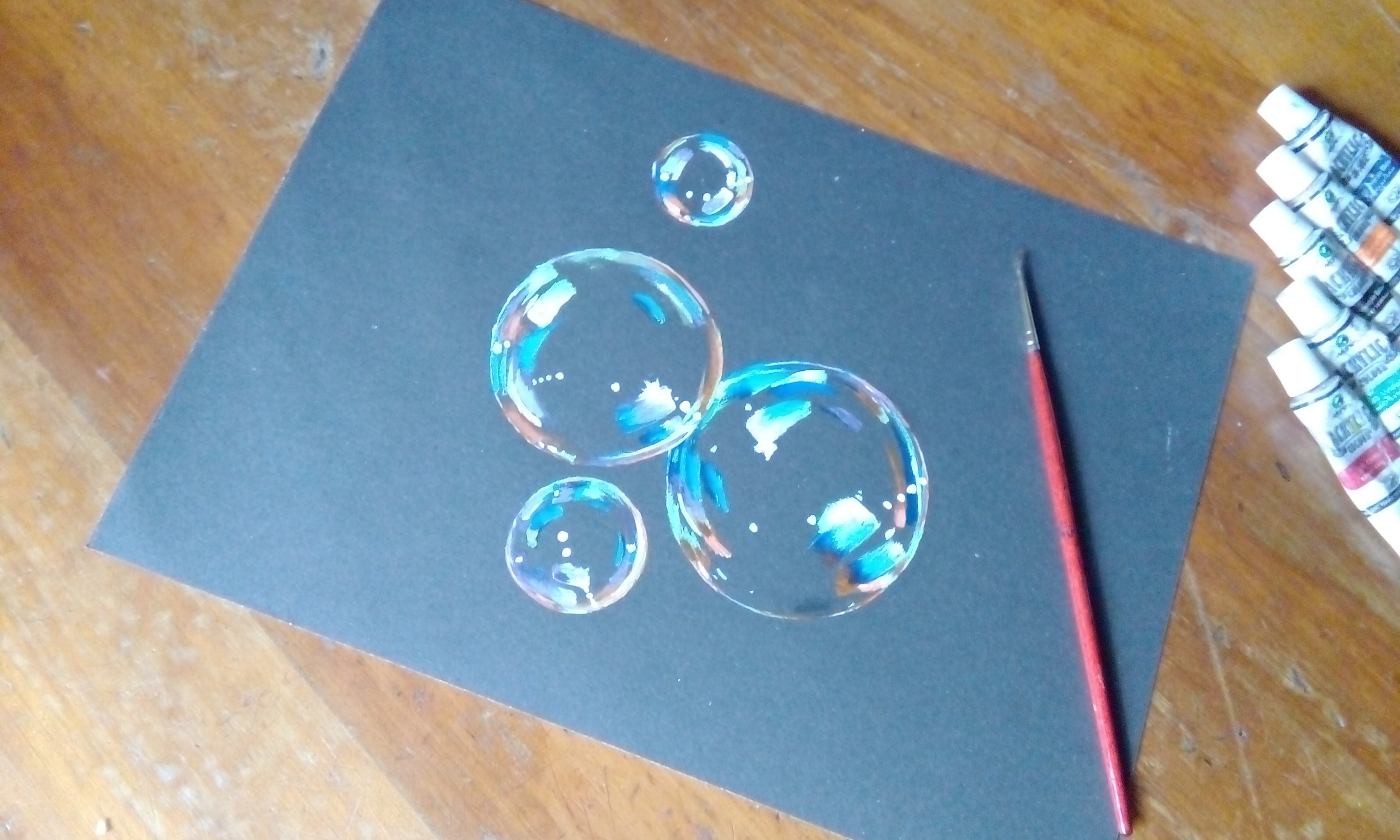 3600x2160 Bubbles Painting How To Paint Bubbles Tutorial
