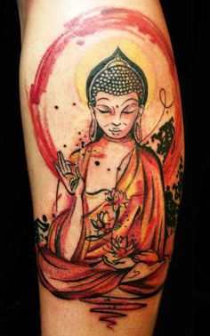 236x377 Buddha Tattoo On Back