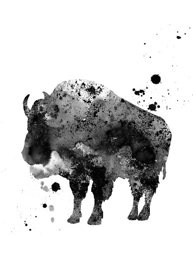 Watercolor Buffalo at GetDrawings | Free download