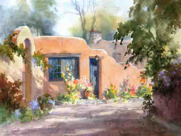 600x450 Paint Along With Johannes Vloothuis Adobe House In Watercolor