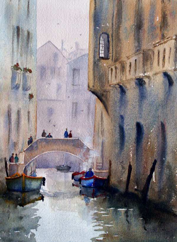 600x818 Watercolor Paintings Venice Gallery.venice Italy Watercolour