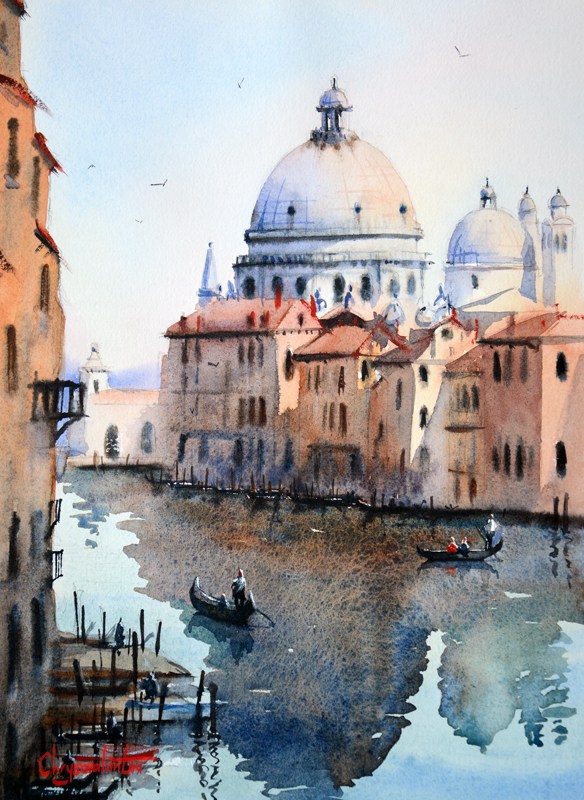 584x800 Venice Watercolor Paintings Chrysovalantou Mavroudis Watercolour