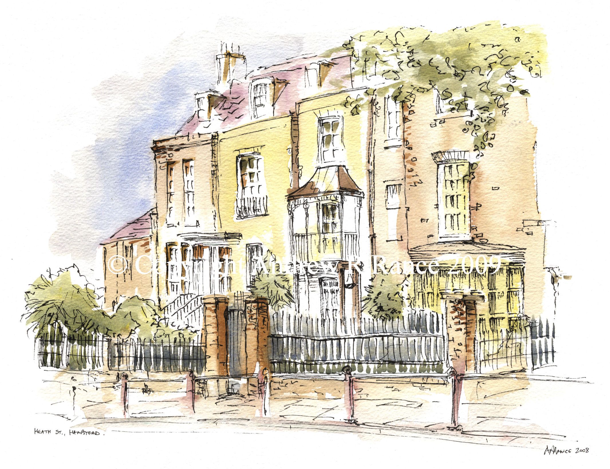 2131x1638 Images Of Buildings In Watercolour