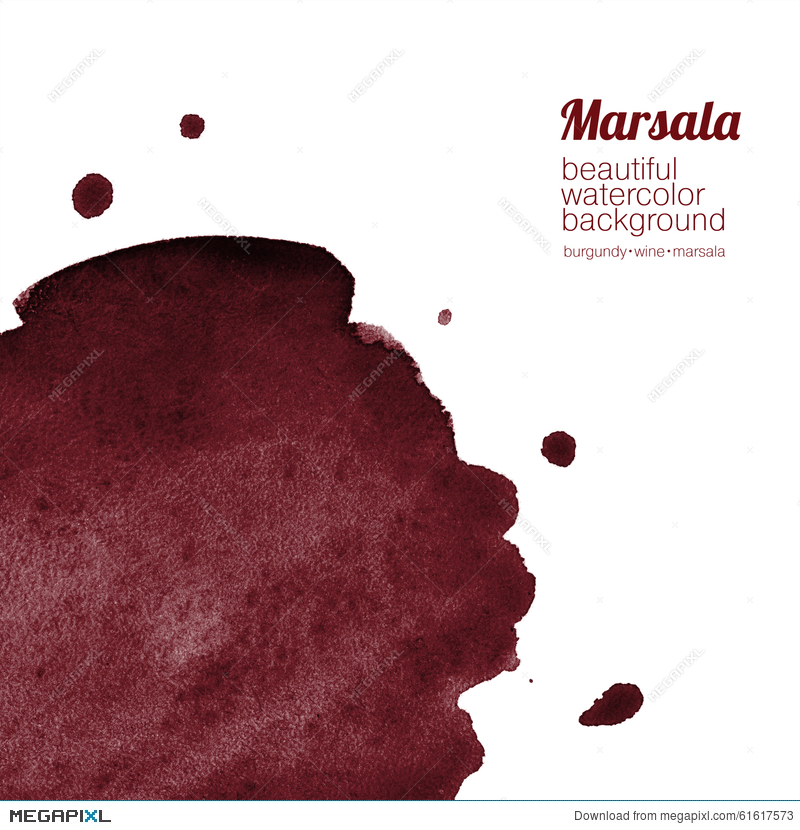 800x830 Burgundy, Wine, Marsala Watercolor Background Illustration