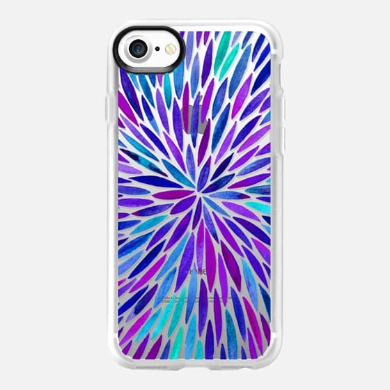 560x560 Purple Watercolor Burst Transparent Casetify
