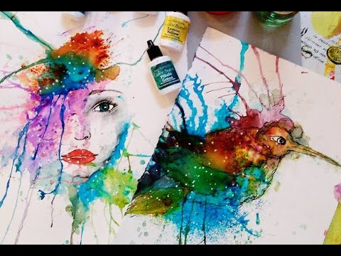 480x360 Watercolor Technique With Ken Oliver Color Burst