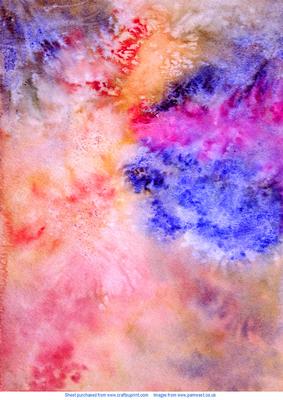283x400 Watercolour Burst Background Pinkredlue