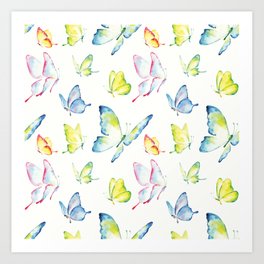 264x264 Watercolor Butterfly Art Prints Society6