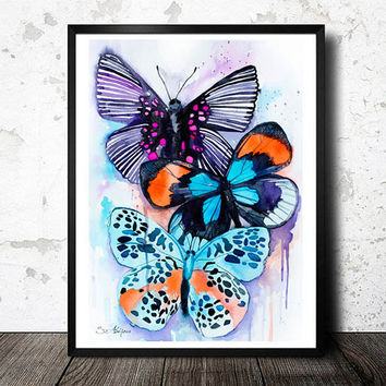 354x354 Best Watercolor Butterfly Paintings Products On Wanelo