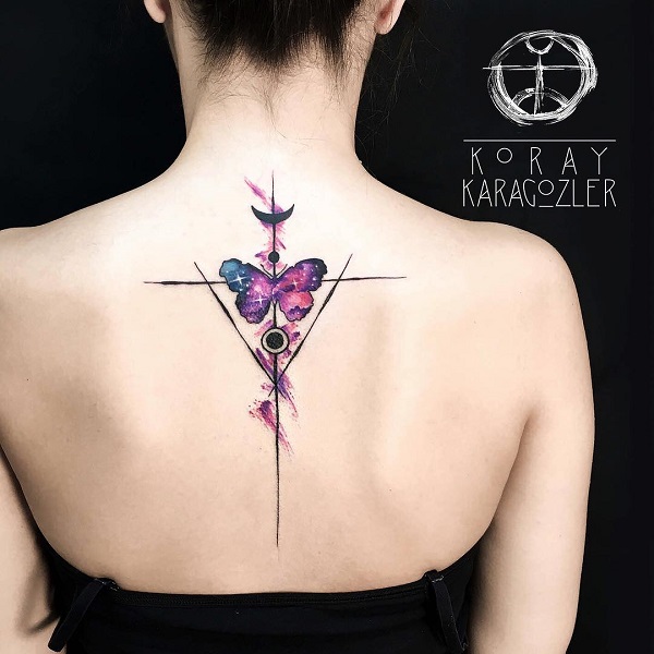 Watercolor Butterfly Tattoo